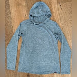 Women’s Capilene Cool Daily Hoodie - blue size small